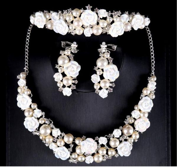 

bridal set necklace wedding accessories bridal earrings bridal necklace set2205568, Silver