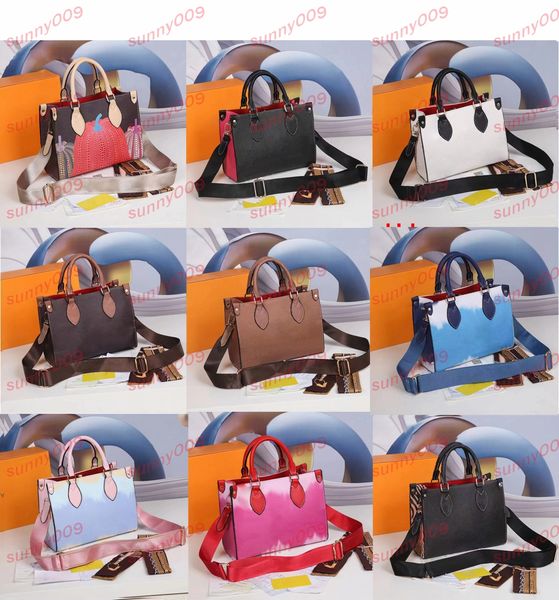 

multi color printing large flower tote bag luxury fashion shopping bags one shoulder bag designer casual vacation handbags