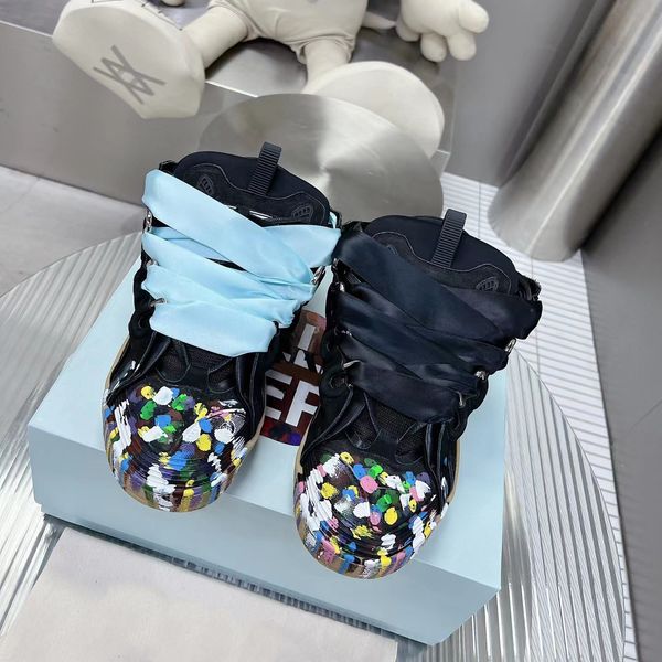 

designer casual shoes sneakers women men paris trainers white black red leather shoes ace-up platform height increasing shoe