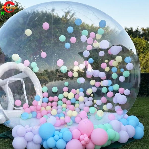 

outdoor activities air shipping inflatable big bubble tent wedding bubble house for camping with blower