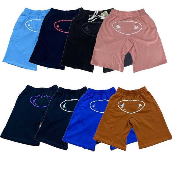 

23s corteizs demon island loose ship print cargo pants work shorts hip hop skateboarding casual women's cargos uk french high street fa, White;black