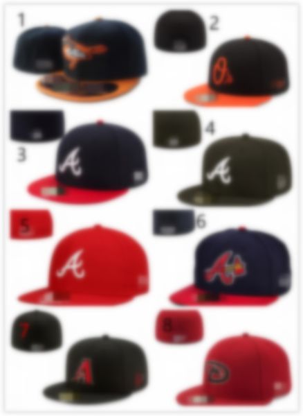 

2023 fitted hats snapbacks hat adjustable baskball caps all team logo man woman outdoor sports embroidery cotton flat closed beanies flex su, Blue;gray