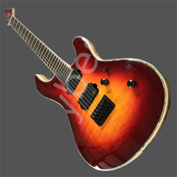 

lvyelectric guitar, gradient brown, alien, white, decorative, pop, new, 2023