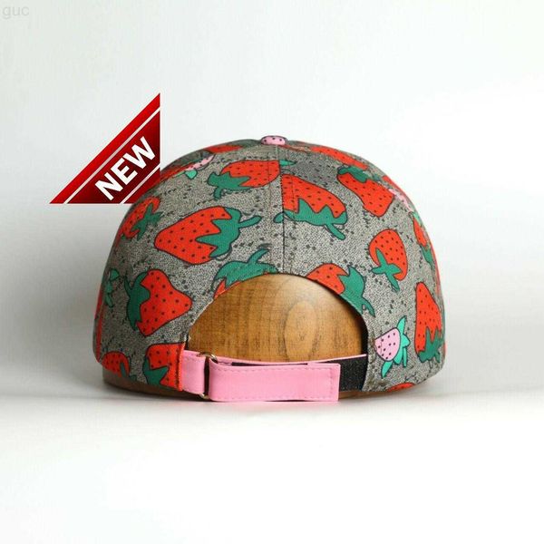 

1strawberry baseball caps man's cotton cactus classic letter ball caps summer women sun hats outdoor adjustable snapback cap girl', Blue;gray