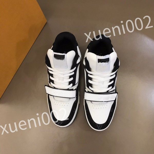 

designer casual shoes quality brand sneakers flat platform lace up daddy shoes women men mixed color thick sole trainers, Black