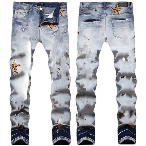 

mens jeans stree denim tears mens luxury designer denim jeans men denim jeans designer jeans embroidery pants purple jeans mens clothing di_, Blue