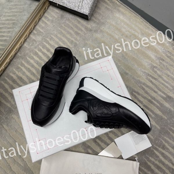 

new casual shoes women travel leather lace-up sneaker cowhide fashion lady flat designer running trainers woman shoe size 35-41, Black