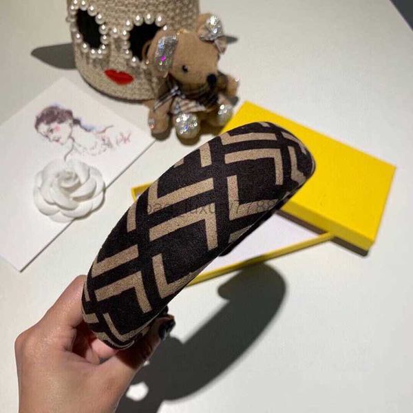 

fashion new style letter pattern hair hoop hairband geometric patterns printing hairband hairband women hair jewelry, Silver