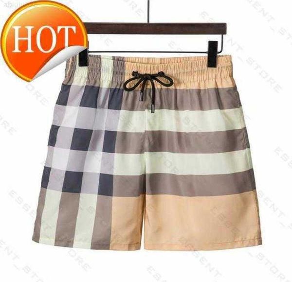 

burbrery plaid shorts 2023 mens summer fashion beach pants designers board swim short gym mesh sportswear quick drying swimwear pr8484288, White;black