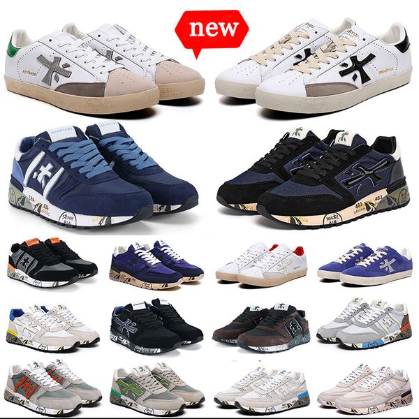 

premiata mens womens running shoes with box premiata steven genuine training famous italy brand layer leather cowskin mick lander traingers