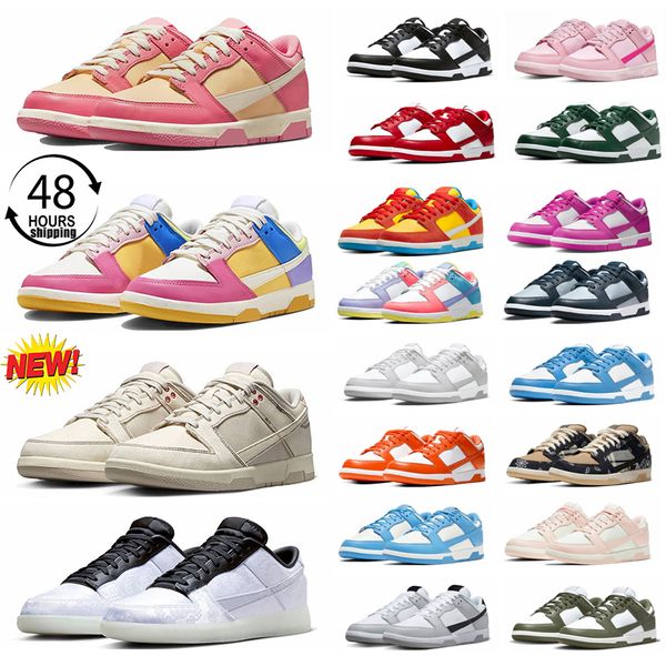 

designer low casual shoes men women panda grey fog unc triple pink active fuchsia syracuse team green medium olive mens sneakers shoes with
