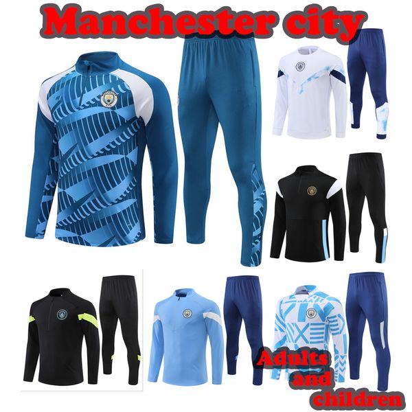 

2023 2024 men sportswear city harran half zipper training wear men men 22/23/24 long sleeve sportswear soccer 2023 boys support feet chandal, Black