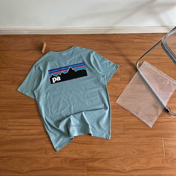 

mens t-shirts luxurys patagonias t-shirt american retro outdoor bata back sunset printing fast drying cotton couple jqhx 9 wicd, White;black