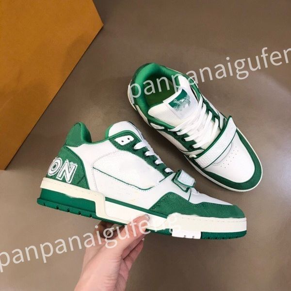 

2023 new luxurys designer running shoes brand sneakers fashion shoe white black leather men women espadrilles flats lace up platform trainer