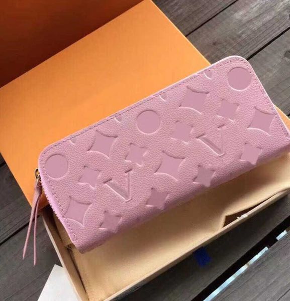 

2023 fashion flowers designer zipper wallets luxurys men women leather bags classic letters coin purse original box plaid card holder m60171