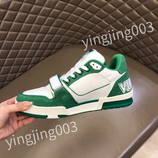 

luxurys designer sneakers shoes pop color matching running shoes thick sole trend light fashion all match color cool casual lace-up dad shoe, Black