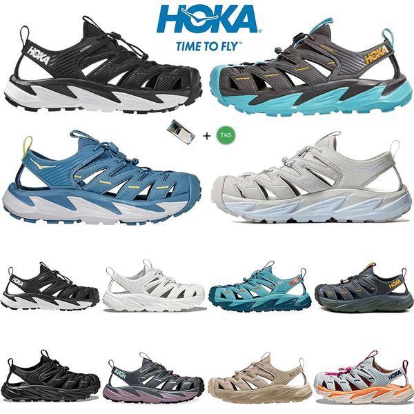 

hoka hoka one one hopa shoes sandals designer slide slippers sandals hokas izmir flip flop oran heritage calfskin sandals summer lazy large, Black