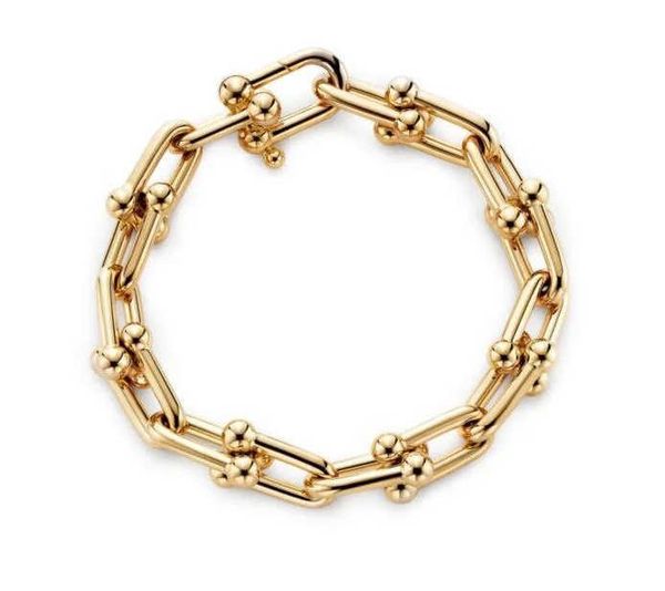 

selling seiko high edition s925 silver tiffay bamboo joint horseshoe buckle net red 18k rose gold bracelet female vp1s, Black