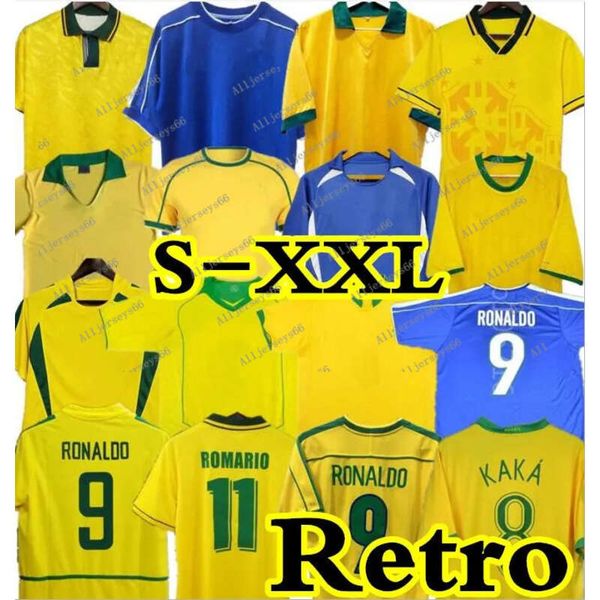 

retro brasil soccer jerseys 1988 91 93 carlos romario ronaldo ronaldinho 2004 camisa de futebol 1994 brazils 2004 2006, Black;yellow