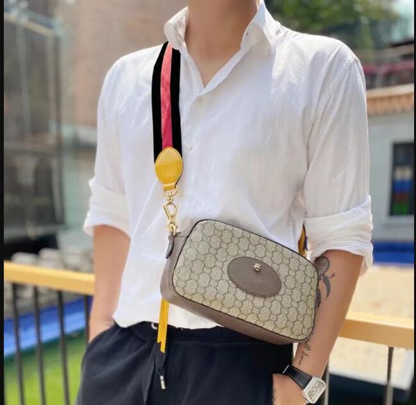 

pretty vintage tiger head camera shoulder messenger bags men women fashion waist purse designer handbags with strap crossbody bag lovely bag
