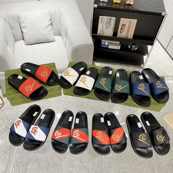 

womens and mens slippers casual sandals trendy loose design slippers street trend slippers couple shoes home refreshing sandals 36-45, Blue