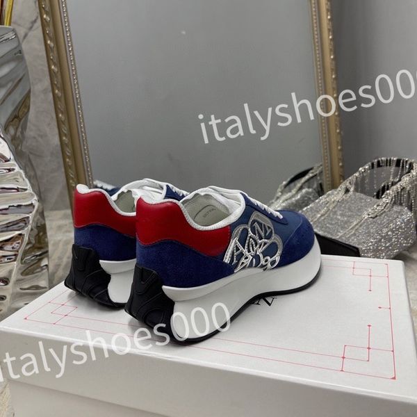 

new luxurys casual shoes women travel leather lace-up sneaker cowhide fashion lady flat designer running trainers woman shoe size 35-41, Black