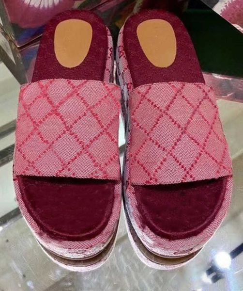 

platform designer slide slippers sandals flat summer luxury slides for men women rubber leather loafers ladies fashion heightening sliders s, Black