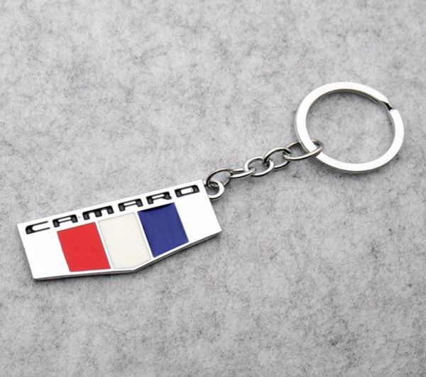 

camaro 3d key keychain logo sport alloy car home ring decoration accessories key rings gift7073678, Silver