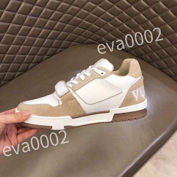

luxury designer shoes handmade white black fashion sneaker casual chunky brand sneakers all-match sports trainers