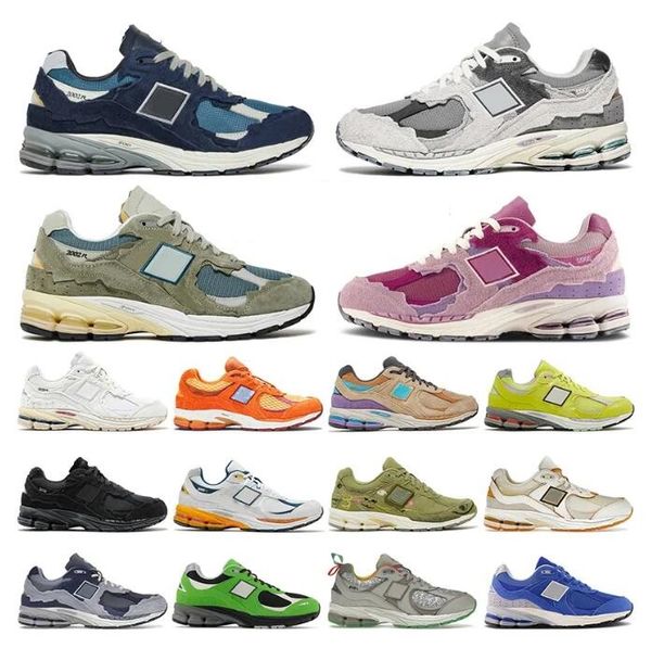 

2002r b2002r athletic mens women luxury casual shoes triple s black white protection pack pink rain cloud phantom sea salt sail designer bow, White;red