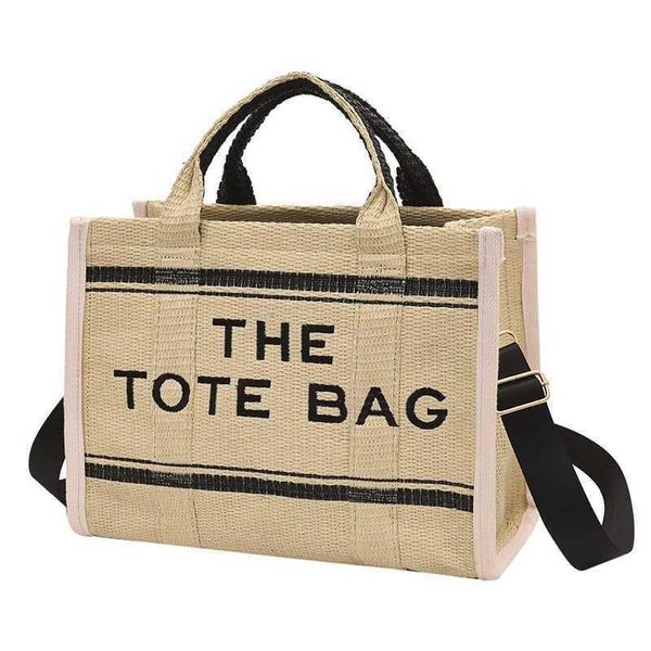

sell evening bags woven design marc tote bag fashion letter print totes women large capacity shopping bag shoulder bags holiday simple trave