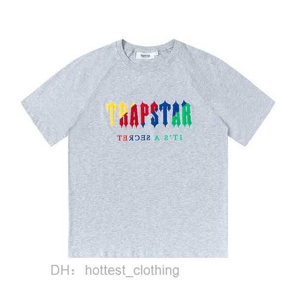 

trapstar 2023 trapstar designer mens embroidery women's sports loose collarless breathable casual printed t-shirt size s/m//xl 8 hwr9, White;black
