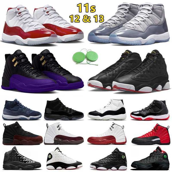 

11 jumpman 12 13 mens basketball shoes cool grey cherry dmp midnight navy cap and gown field purple b.i.g. biggie playoffs 11s 12s 13s men t