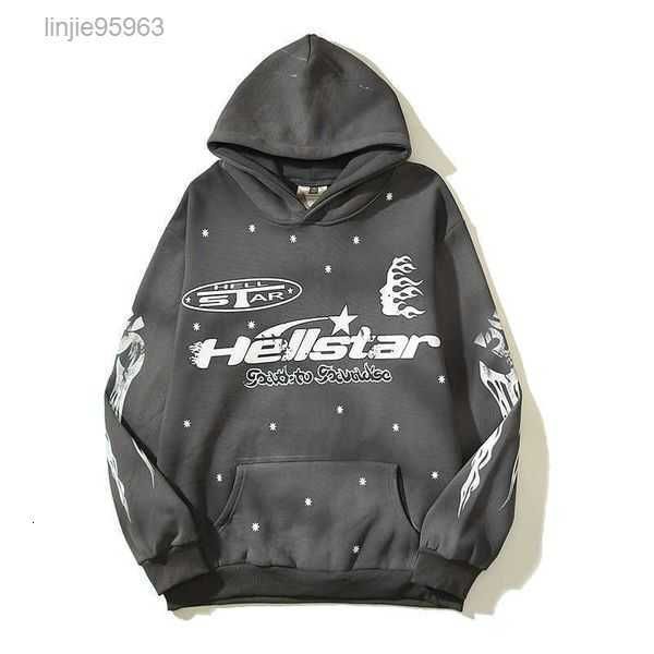

men's hoodies sweatshirts high street vintage letter print hoodie fashion sports and 1qcmw{category}, Black