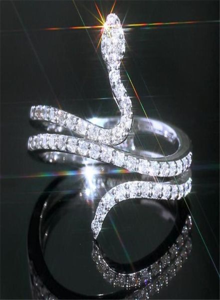 

2021 new arrival unique simple fashion jewelry 925 sterling silver pave white sapphire cz diamond gemstones women wedding ring gift9218597, Slivery;golden