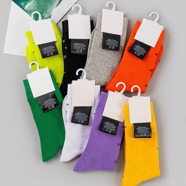 

luxury men women socks designer stocking classic letter ba comfortable breathable cotton fashion 8 kinds of color om to choose, Black