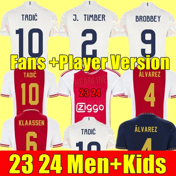 

tadic 22 23 24 soccer jerseys bassey berghuis third black kit klaassen bergwijn marley 2023 2024 away football shirts men kids uniforms cruy, Black;yellow