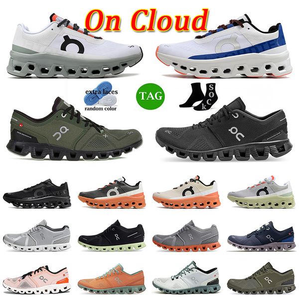 

on cloud nova cloudnova running shoes oncloud mens trainers women sneakers cloudmonster triple black rock rust navy blue monster men womens