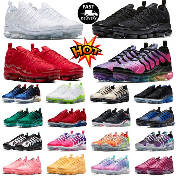 

tn plus terrascape running shoes men women chaussures tns atlanta utility unity triple black white aqua univesity blue dusk pink reflective