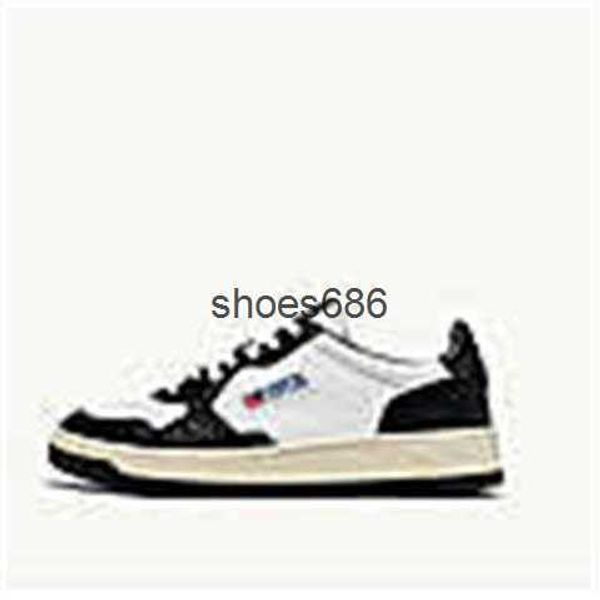 

autries board shoes women's sports small white shoes women's black and white color matching casual shoes men's insets korean