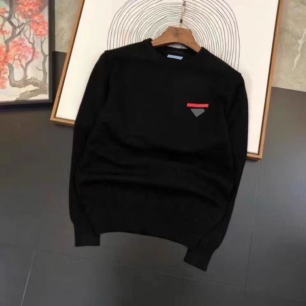 

mens sweatshirs hoodies casual shirt women men classical shirts round neck terry hoodie jumpers patters pullover sweatshirt s-3xl, Black