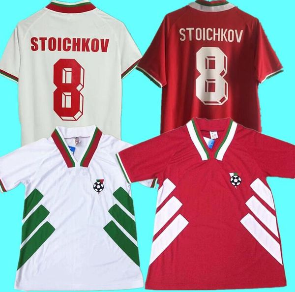 

retro 1994 bulgaria soccer jerseys 94 vintage football shirt 8 stoichkov 3 ivanov 22 andonov calcio, Black;yellow