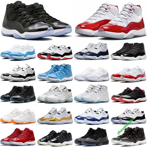 

11s basketball jumpman shoes 11 men midnight navy cool grey cherry space jam bred cap and gown university blue low mens womens outdoor sport
