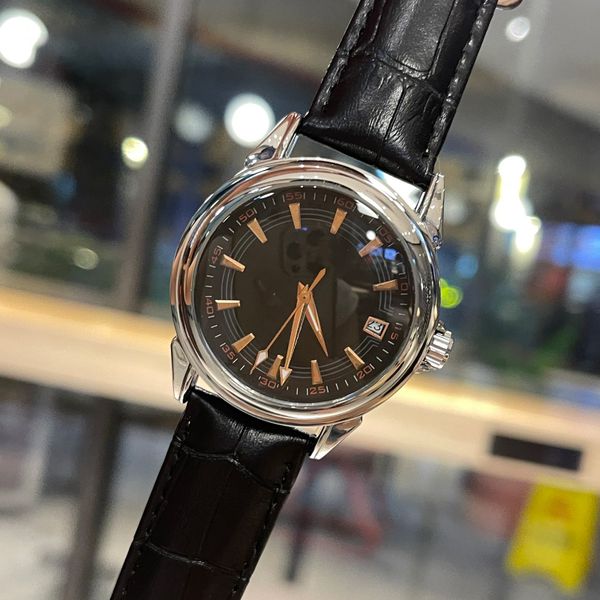 

man's watch designer watch automatic 40mm luxury ceramic high-quality watch master watch quartz man's watch, Slivery;brown