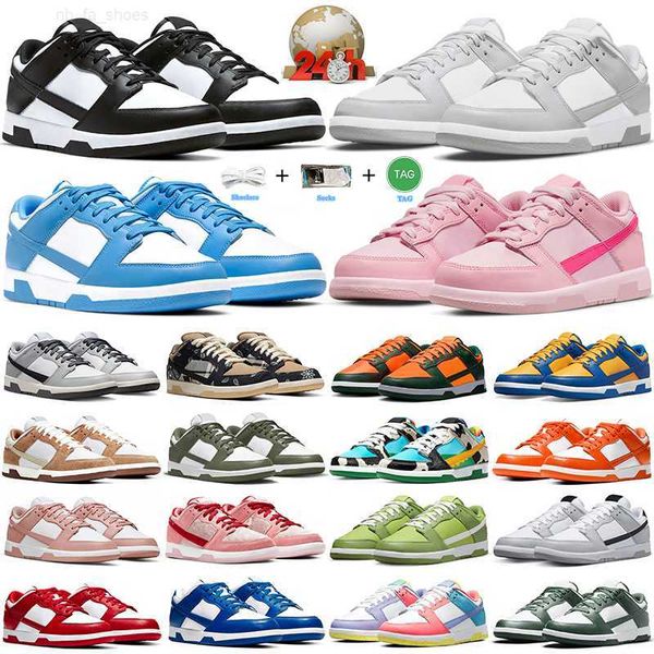 

designer casual shoes mens platform shoe panda white black unc grey fog rose whisper chlorophyll mica green magma orange men women trainers