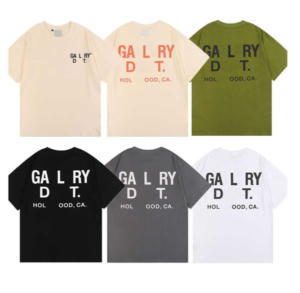 

2023 galleries t shirts mens women designer t-shirts depts cottons man s casual shirt luxurys clothing street shorts sleeve clothes s-xl, White;black