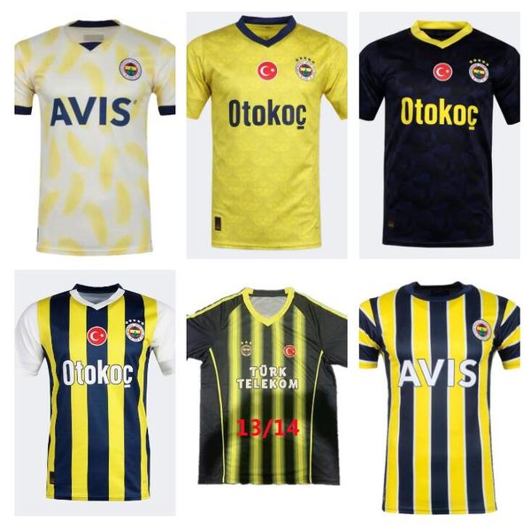

22 23 24 turkey club fenerbahce soccer jerseys 2023 2024 dzeko retro camisetas de futbol mesut ozil ozan tufan perotti samatta camiseta foot, Black;yellow