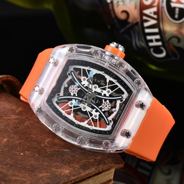 

personality revealing sport retro gear machine quartz fashion watch, Slivery;brown