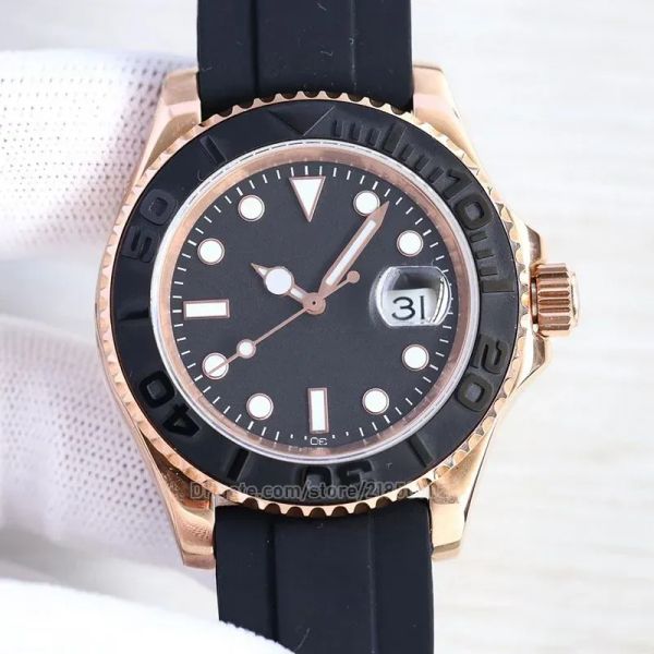 

mens gold watch vintage bracelet waite dial water proof designer watches yachtmaster man watchs mechanical wristwatch sport diving oyster br, Slivery;golden