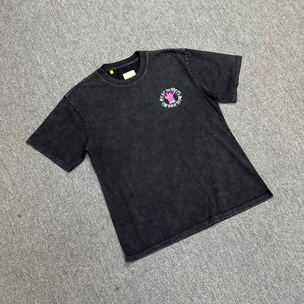 

men's plus tees & polos round neck embroidered and printed polar style summer wear with street pure cotton 2rw3f, Black;brown